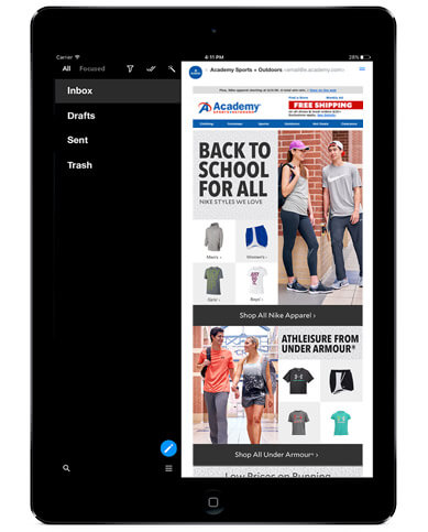 Academy Sports + Outdoors promotional and automated email designs — CRM strategy by Melissa Cadavid